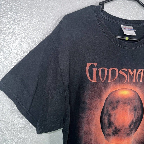 GODSMACK THE ORACLE T-SHIRT SIZE LARGE BLACK ALT HEAVY METAL ROCK 2010 Hanes - Picture 3 of 6